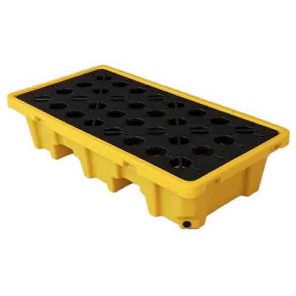 Pallet chống tràn đổ hóa chất 2 phuy